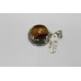 925 Sterling silver Pendant Stamped Natural Tiger Eye's Gemstone Filigree work